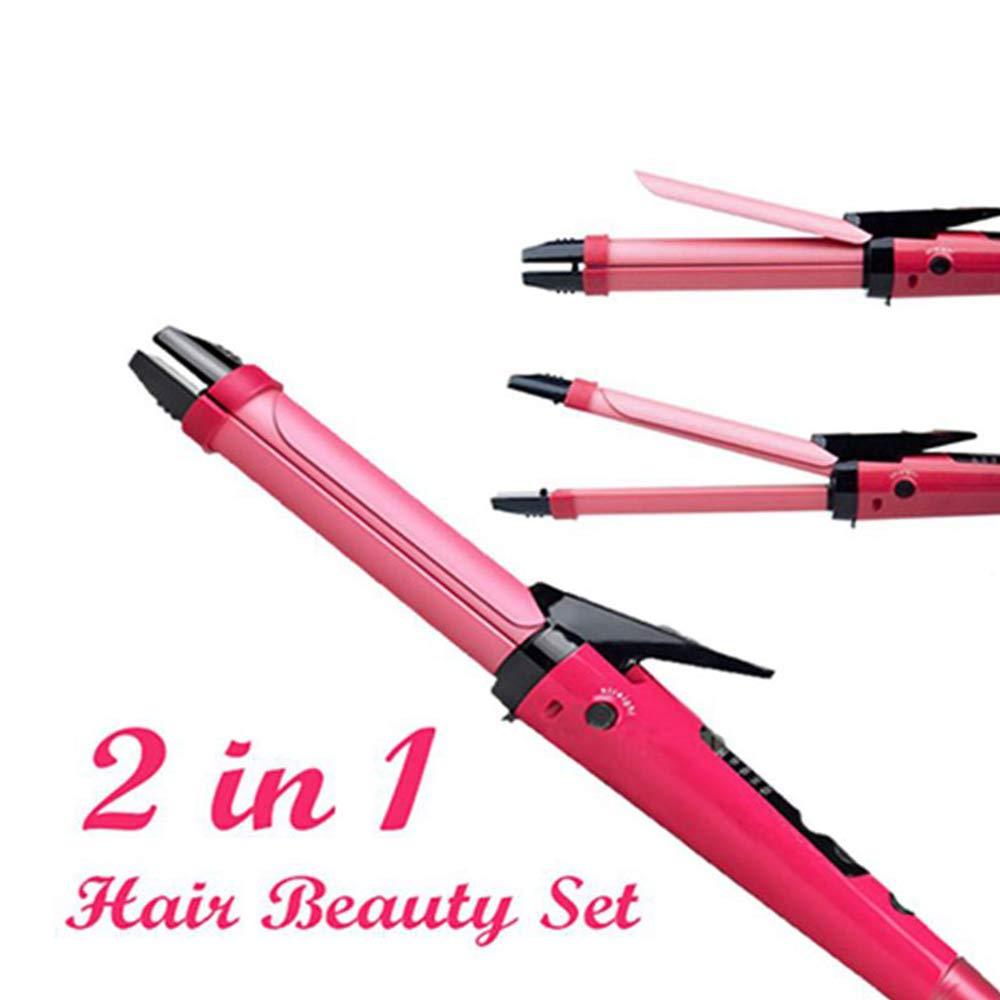 Hair straightener and curler for beauty styling