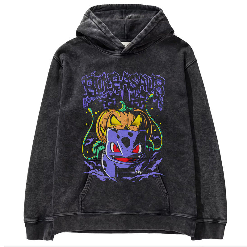 Pok é mon anime men's and women's top hoodie