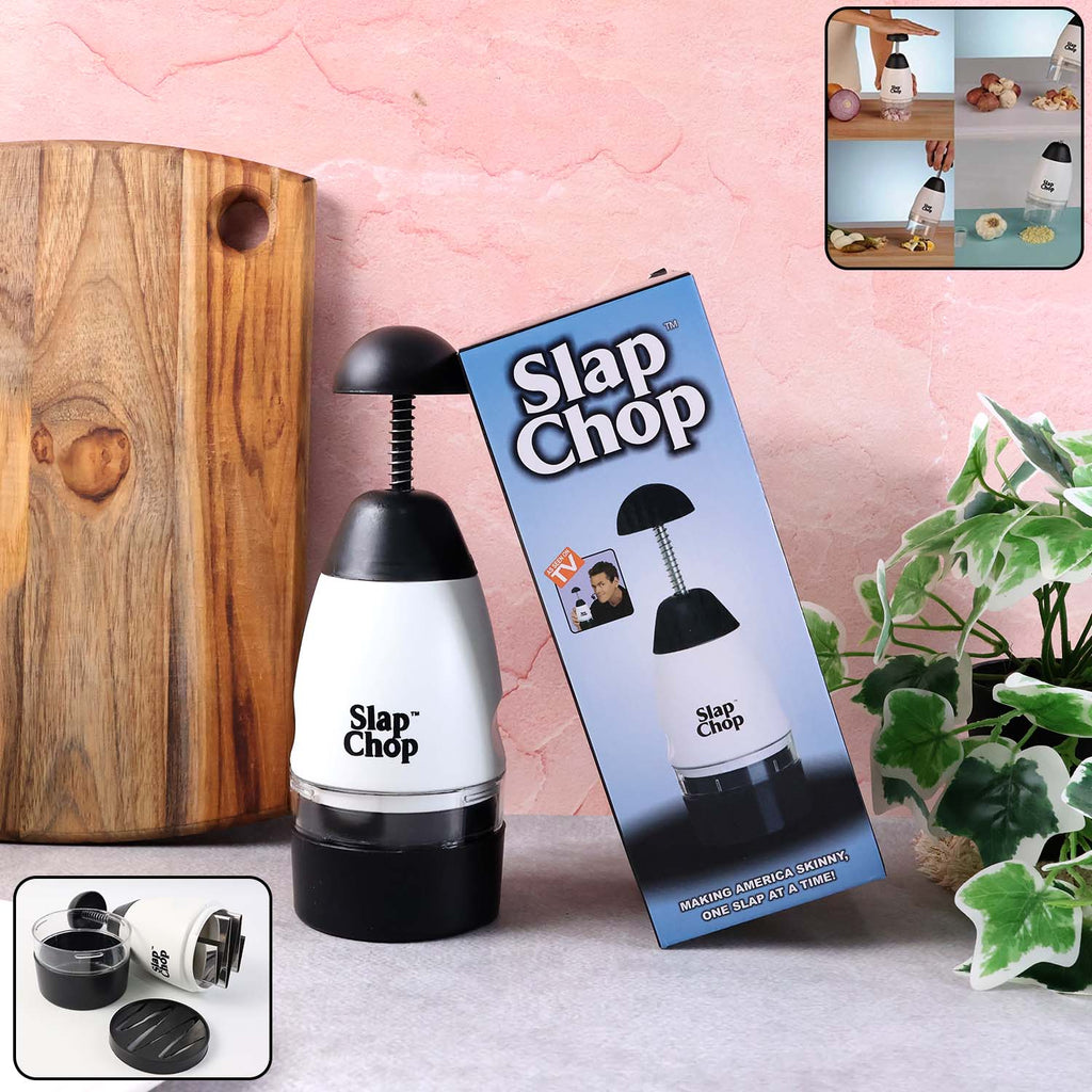 Slap Chop Hand Press Vegetable Fruit Chopper (1 Pc)