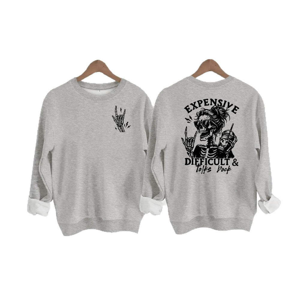 Long sleeved shirt with fleece hoodie