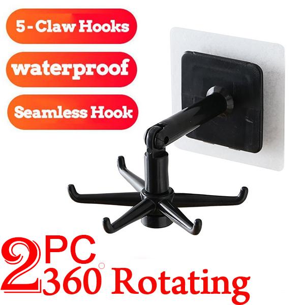4650 360 Rotatable Hooks For Hanging (Pack Of 2)