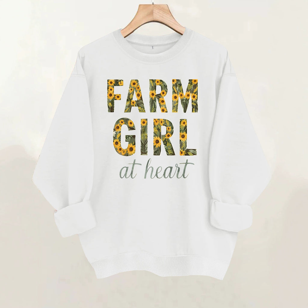Loose velvet sweatshirt