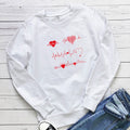 Round neck long sleeved sweatshirt