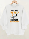 Round neck fleece hoodie