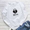 Round Neck Graphic Print Sweatshirt