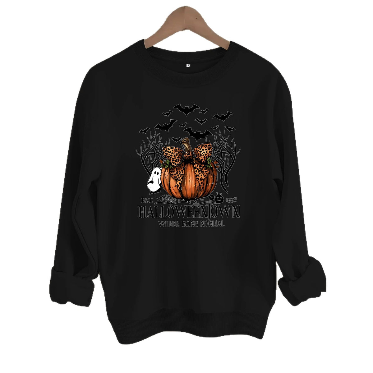 Loose velvet sweatshirt
