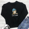 Cat's name cat noodle printed hoodie