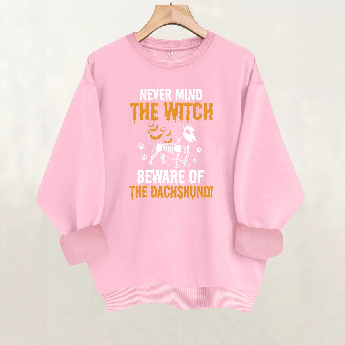 Round neck fleece hoodie