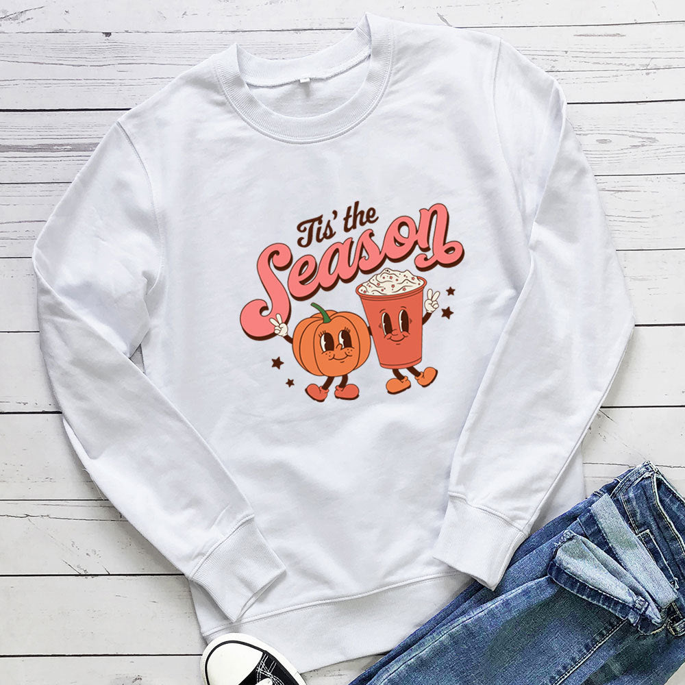 Pumpkin printed hoodie