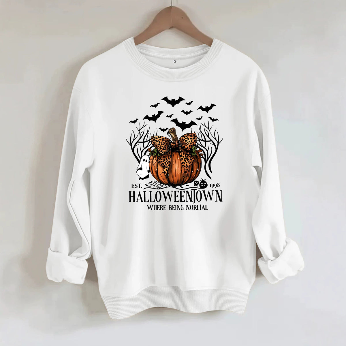 Loose velvet sweatshirt