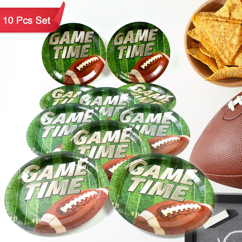Round Plates Disposable Paper Plates  Happy Birthday Gift (10 Pcs Set  Mix Design)