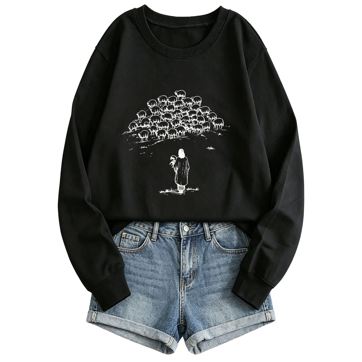 Shepherd print hoodie