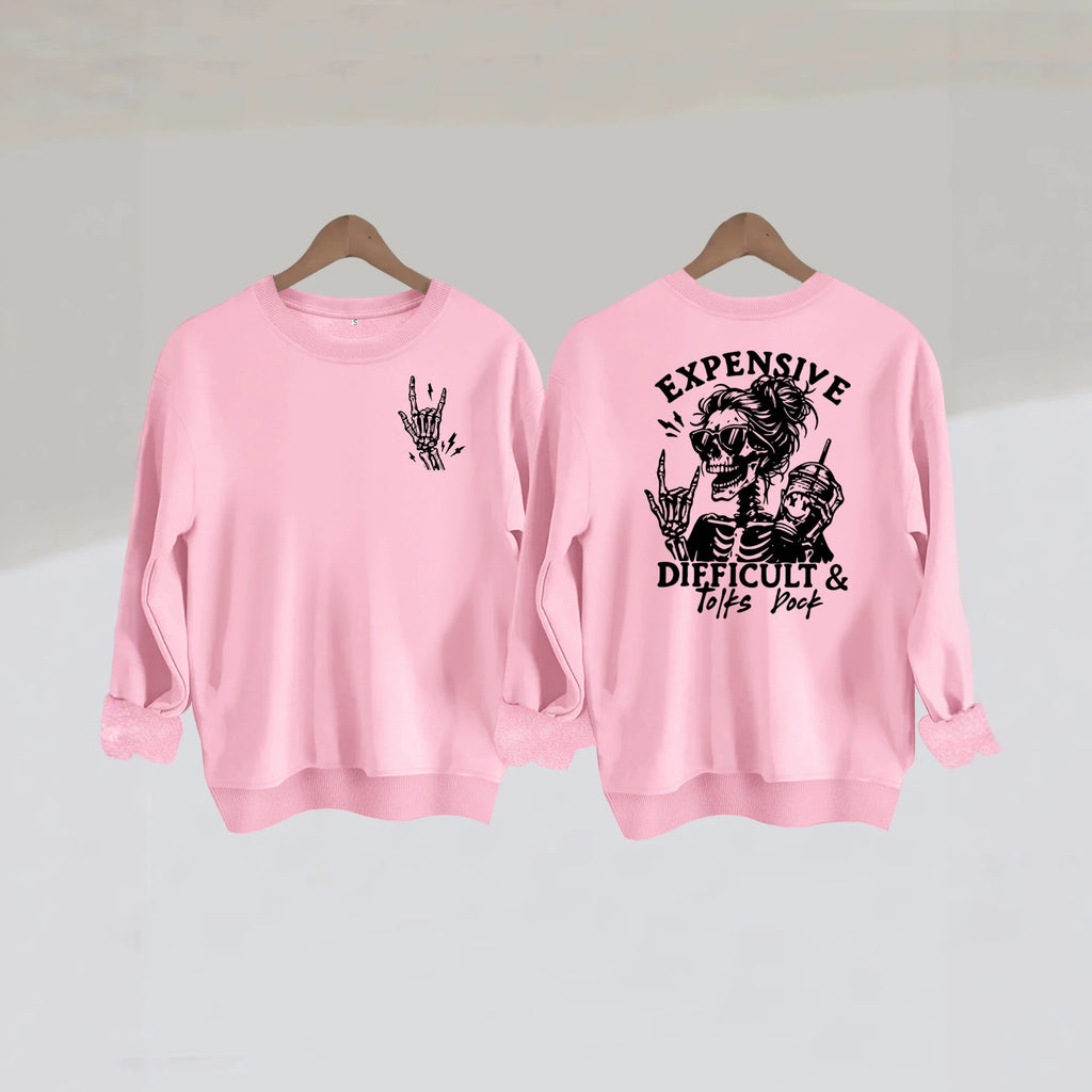 Long sleeved shirt with fleece hoodie