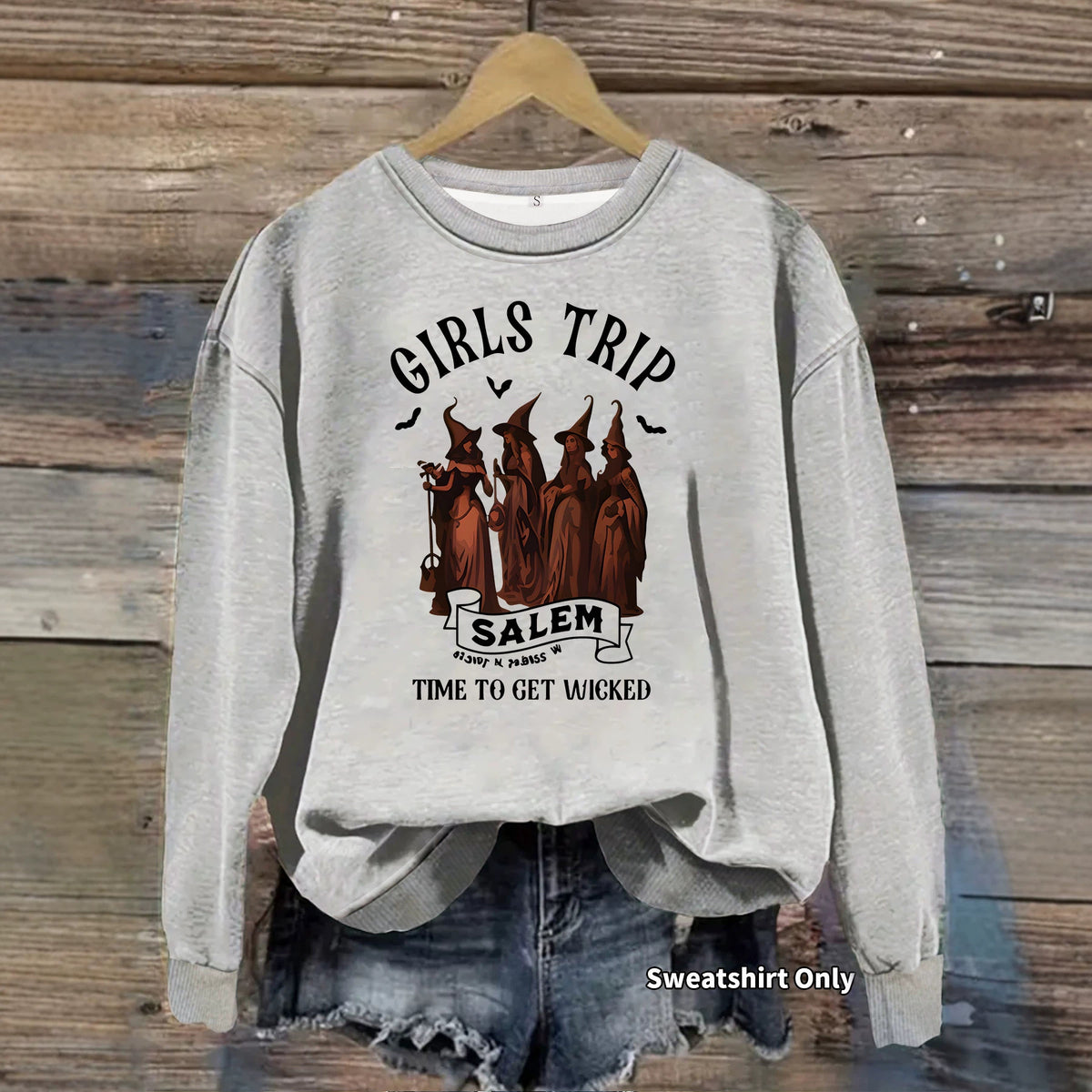 Women’s Printed Long-Sleeve Fleece Hoodie