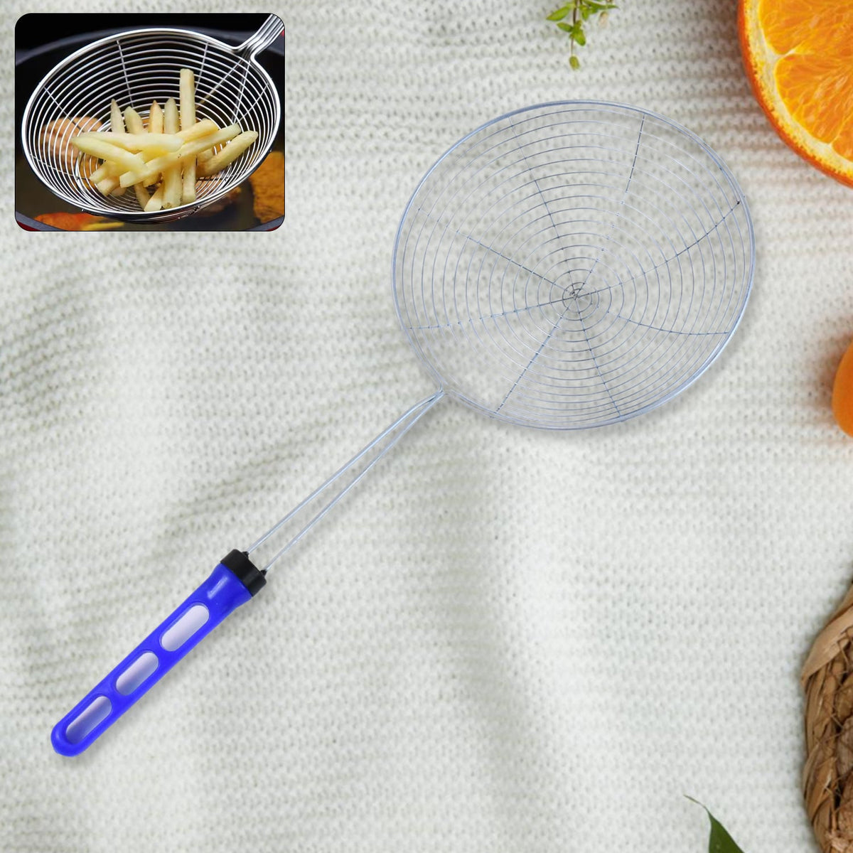 Stainless Steel Deep Fry Strainer Big