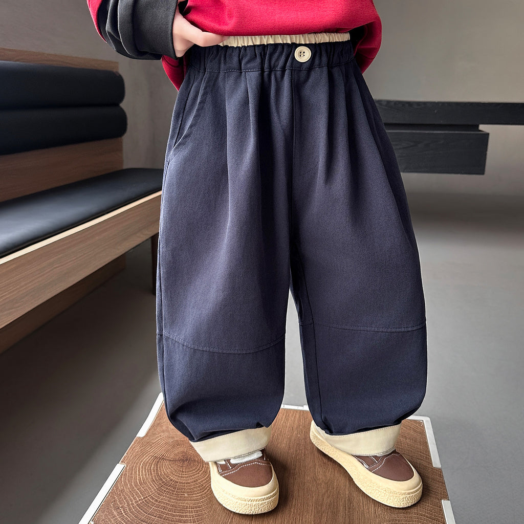 Boys' Fashion Casual  Straight Leg Pants