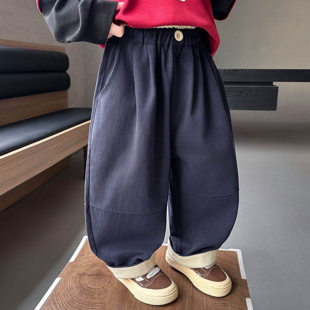 Boys' Fashion Casual  Straight Leg Pants