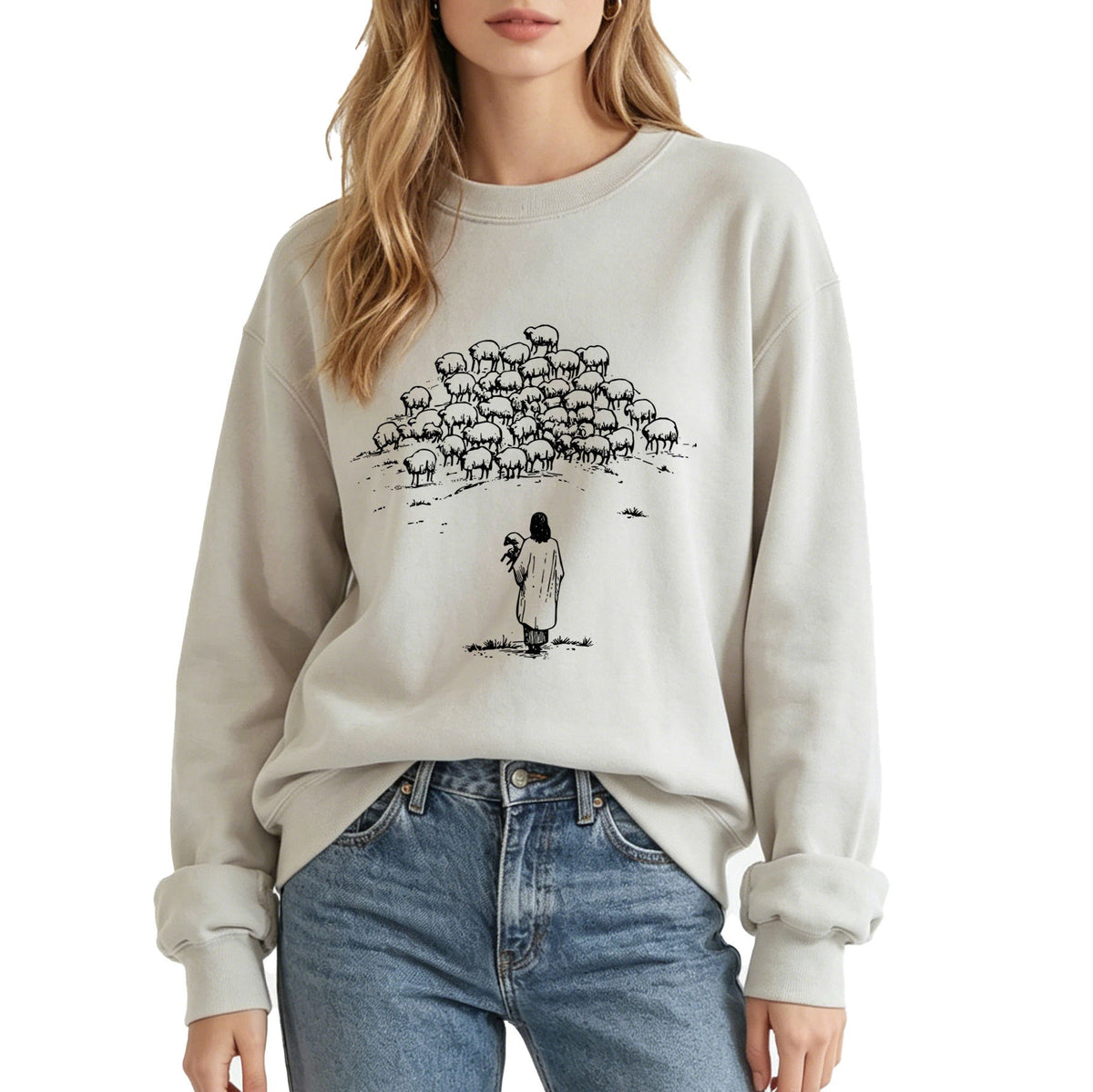 Shepherd print hoodie