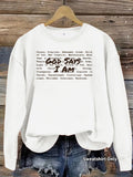 Loose round neck long sleeved hoodie