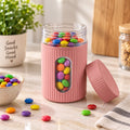 Plastic Storage Container 750 Ml With Window And Screw Lid