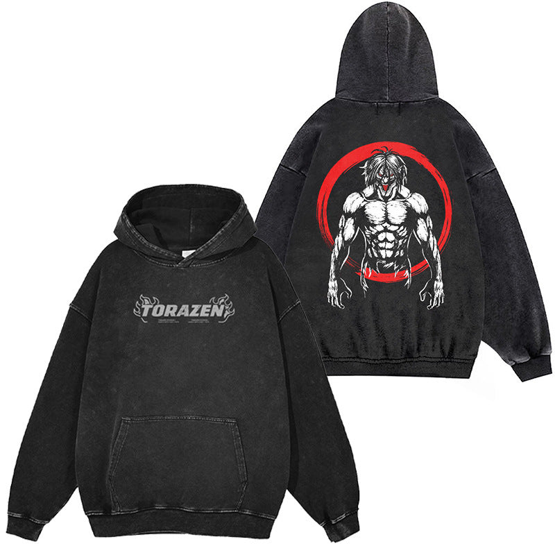 Vintage Attack on Giant Anime Men and Women's Hoodie