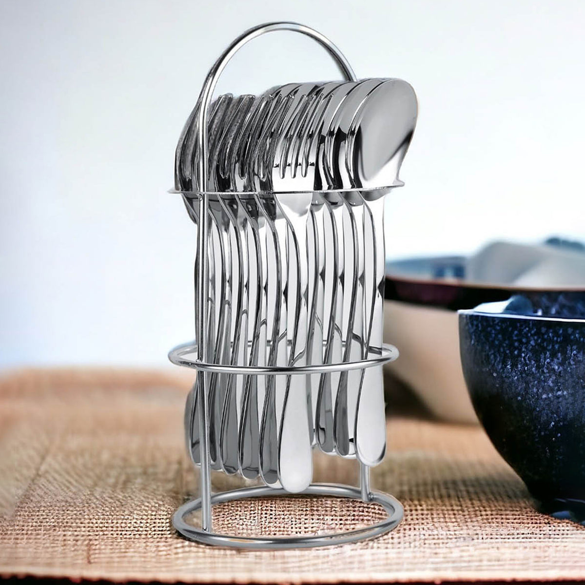 Apex Premium Stainless Steel Cutlery (16  Pc  Set)