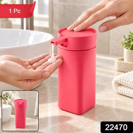 Liquid Soap Dispenser Bottle With Press Pump Refillable Hand Wash Bottle (1 Pc)