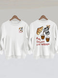 Men’s Coffee & Croissant Graphic Hoodie
