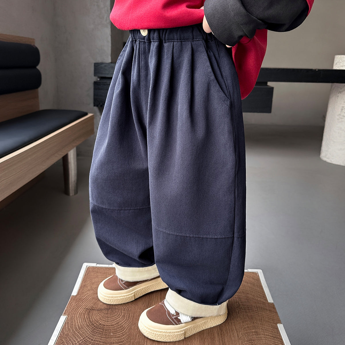 Boys' Fashion Casual  Straight Leg Pants