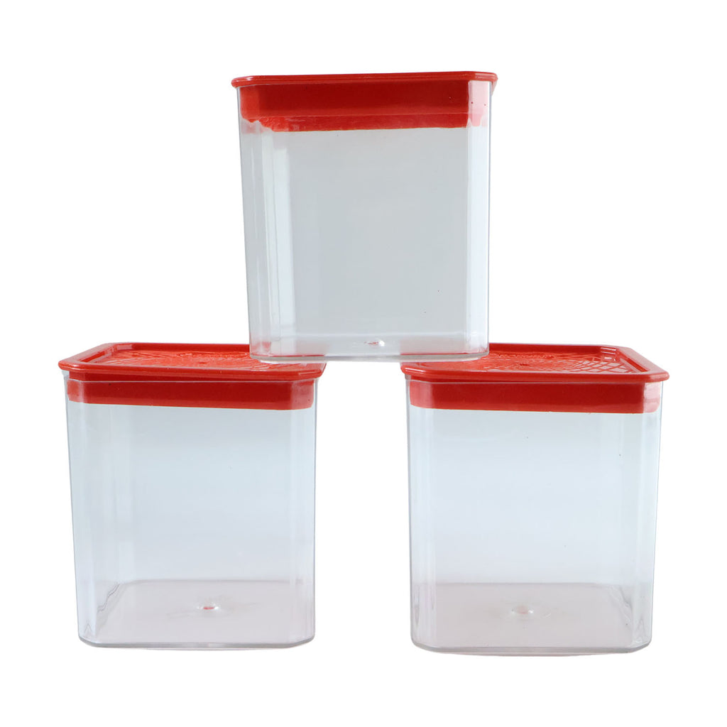 3 Piece Airtight Food Storage Container Set (1 Set  350 Ml)