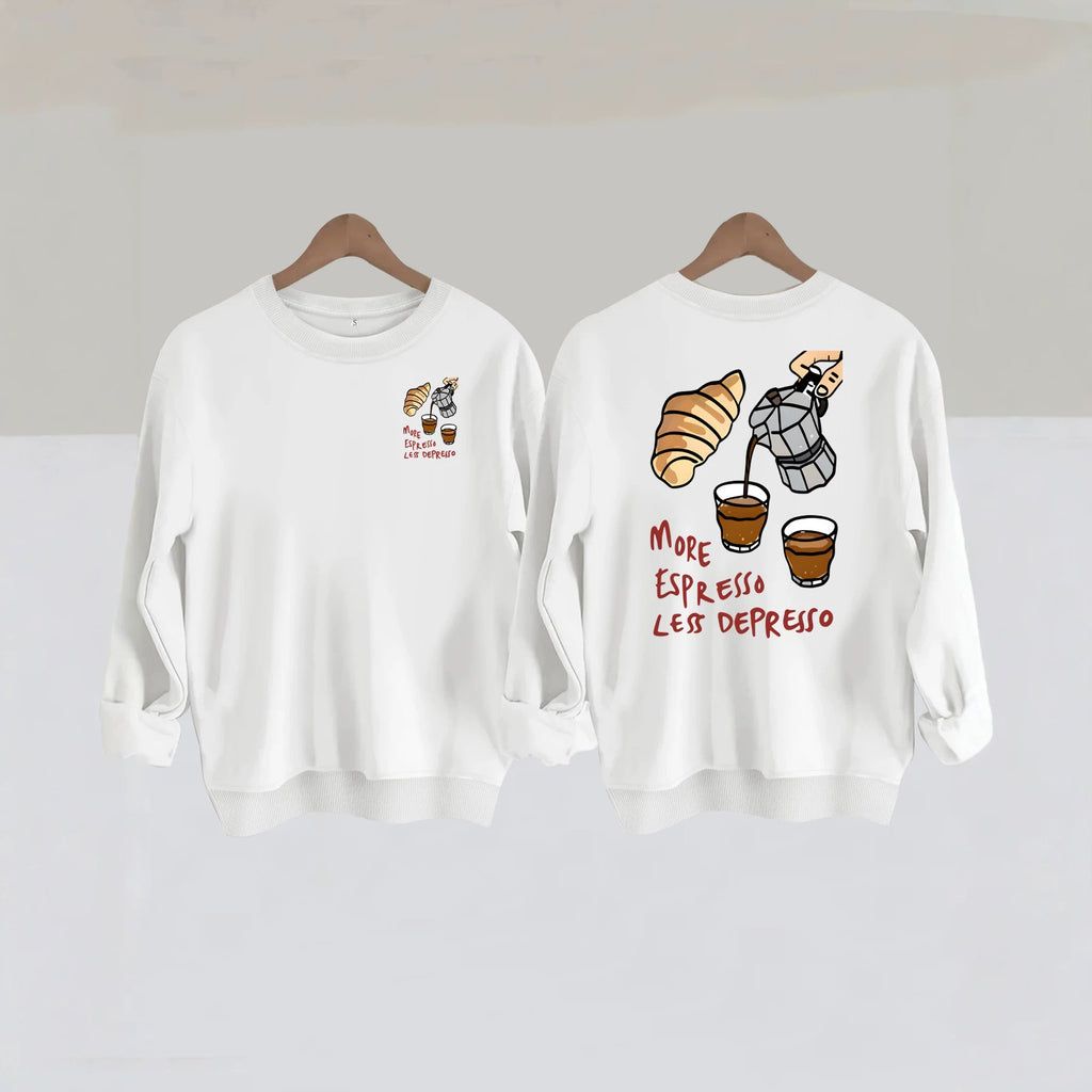 Men’s Coffee & Croissant Graphic Hoodie