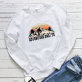 ADVENTURE AWAITS letter printed hoodie