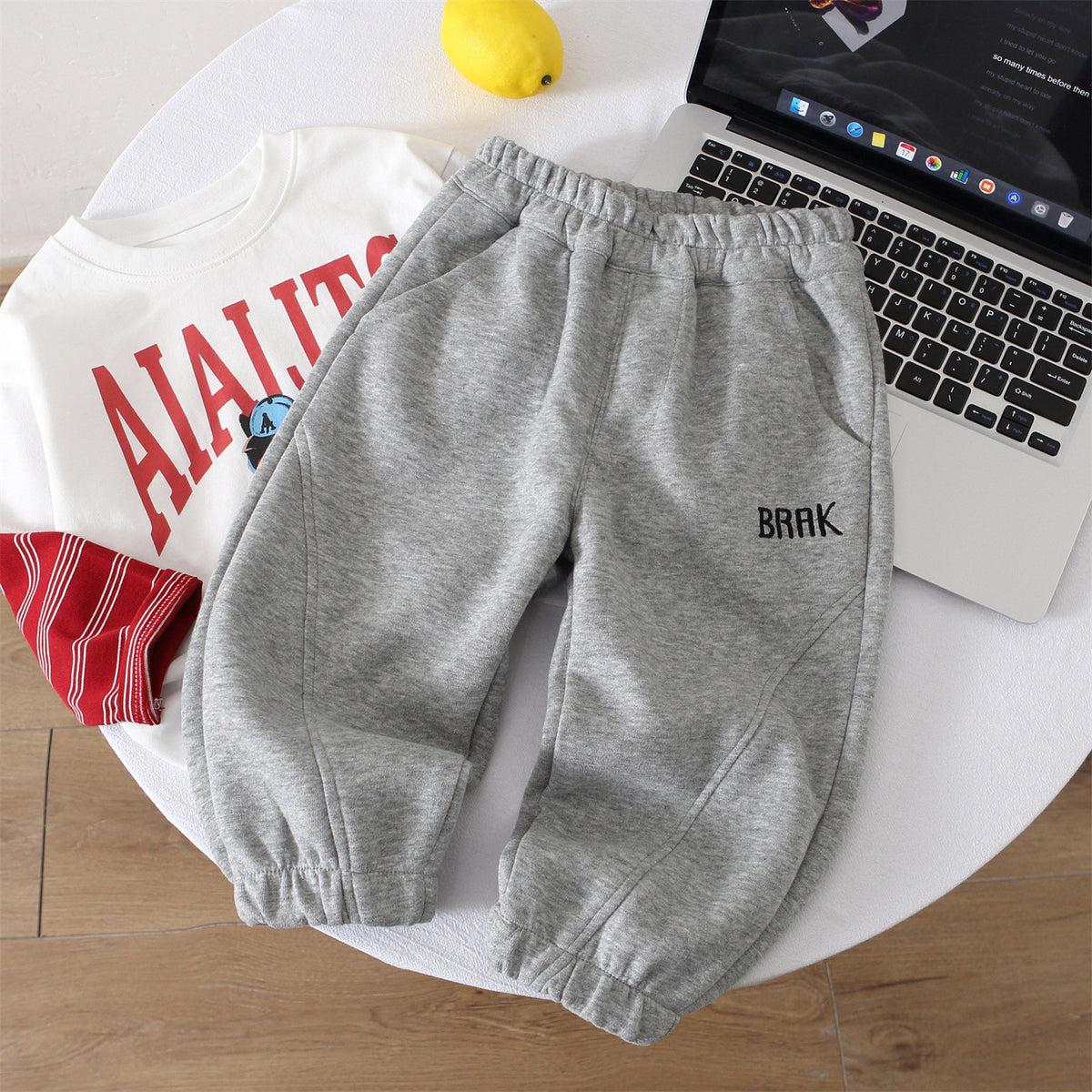 Stylish Tapered Drawstring Joggers for Boys
