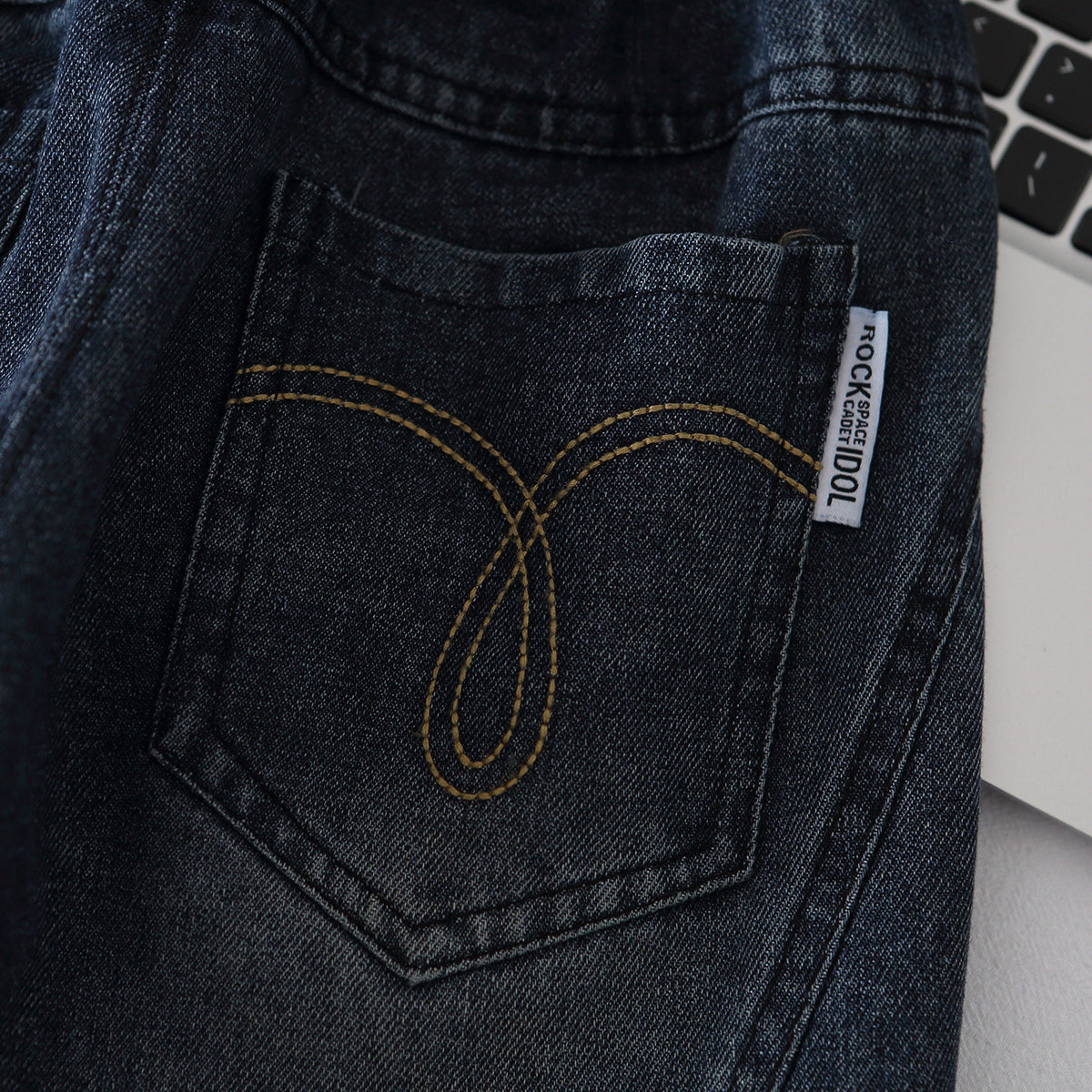 Boys' Casual Denim Tapered Pants