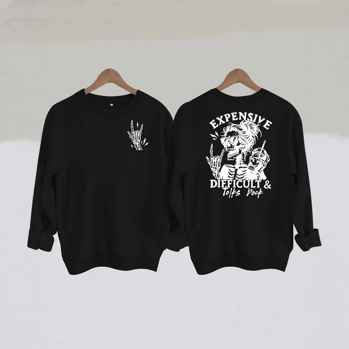Long sleeved shirt with fleece hoodie