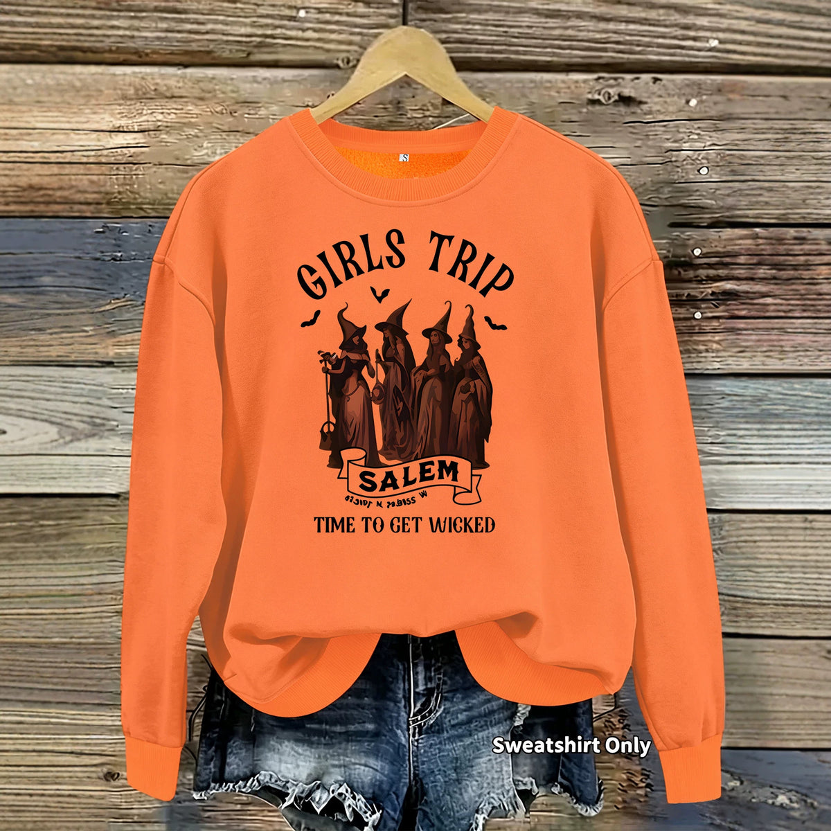 Women’s Printed Long-Sleeve Fleece Hoodie