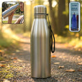 Stainless Steel Vacuum Insulated Water Bottle With Handle Sticker 700 Ml