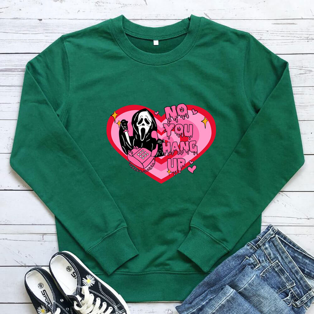 Love printed hoodie