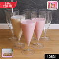 Supermom Plastic Shake Coco Glass Set (230ml  6 Pc)