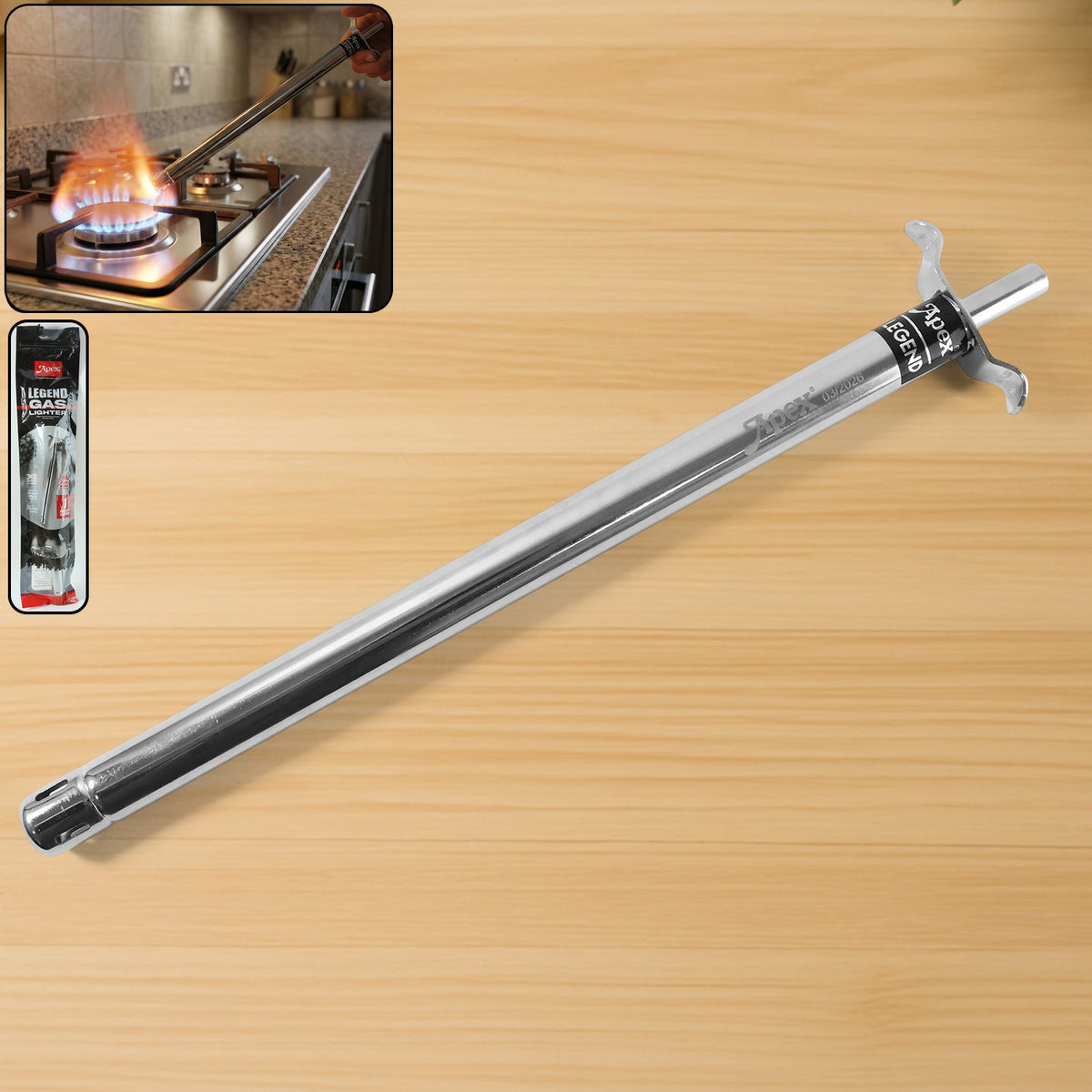 Long Stainless-steel Gas Stove Lighter 1 Feet