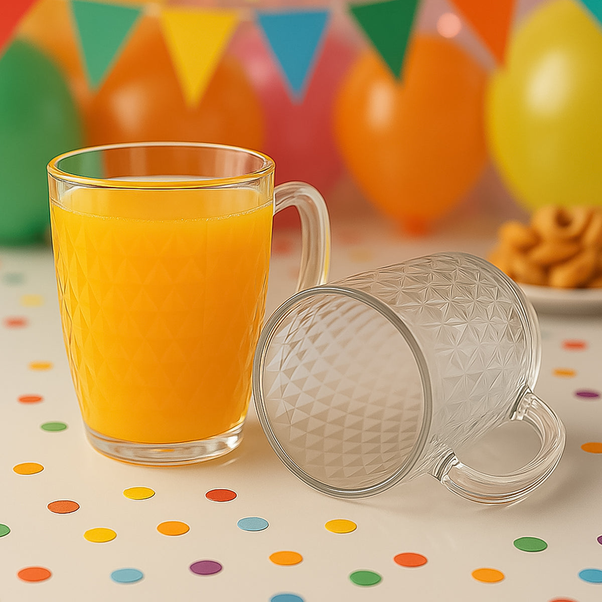 Apex Mocktail Mug Glass (2 Pc Set  400 Ml)