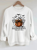 Loose velvet sweatshirt