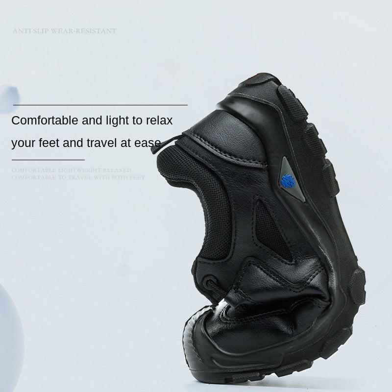 Custom Cowhide Leather Puncture &amp; Impact Resistant Safety Work Shoes