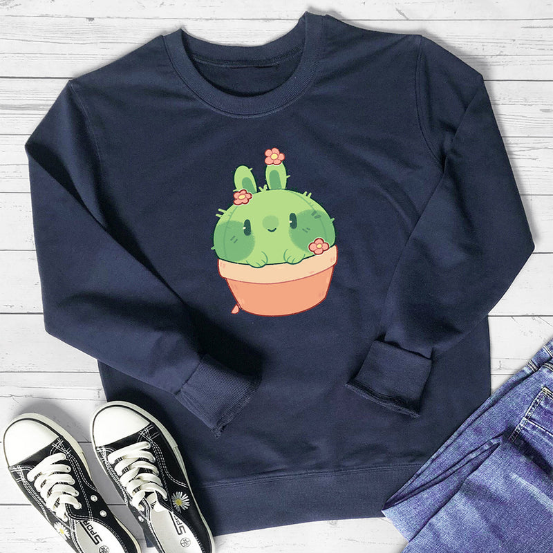 Long sleeved round neck hoodie