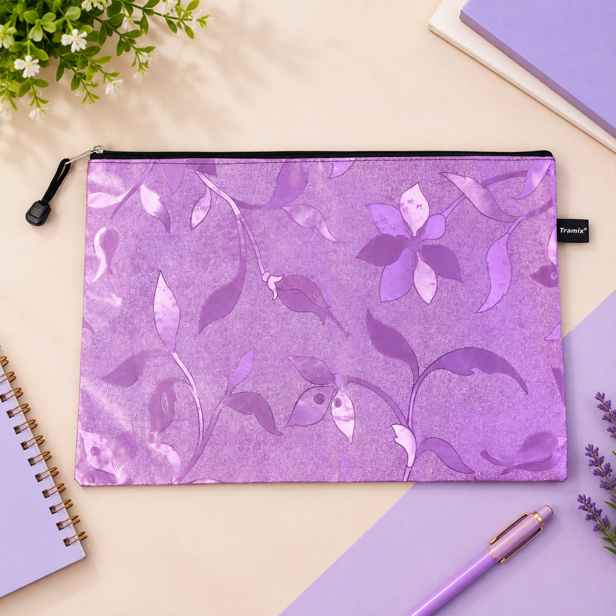 Zippered Travel Organizer Bag For Toiletries And Accessories (1 Pc 38x26.5 Cm)