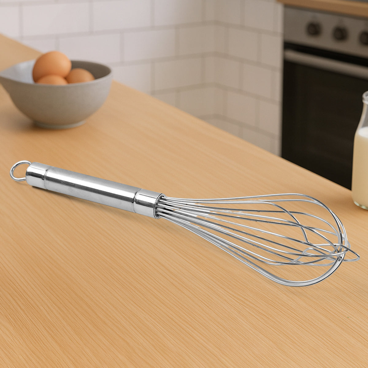 Apex Stainless Steel Large Hand Whisk (1 Pc)