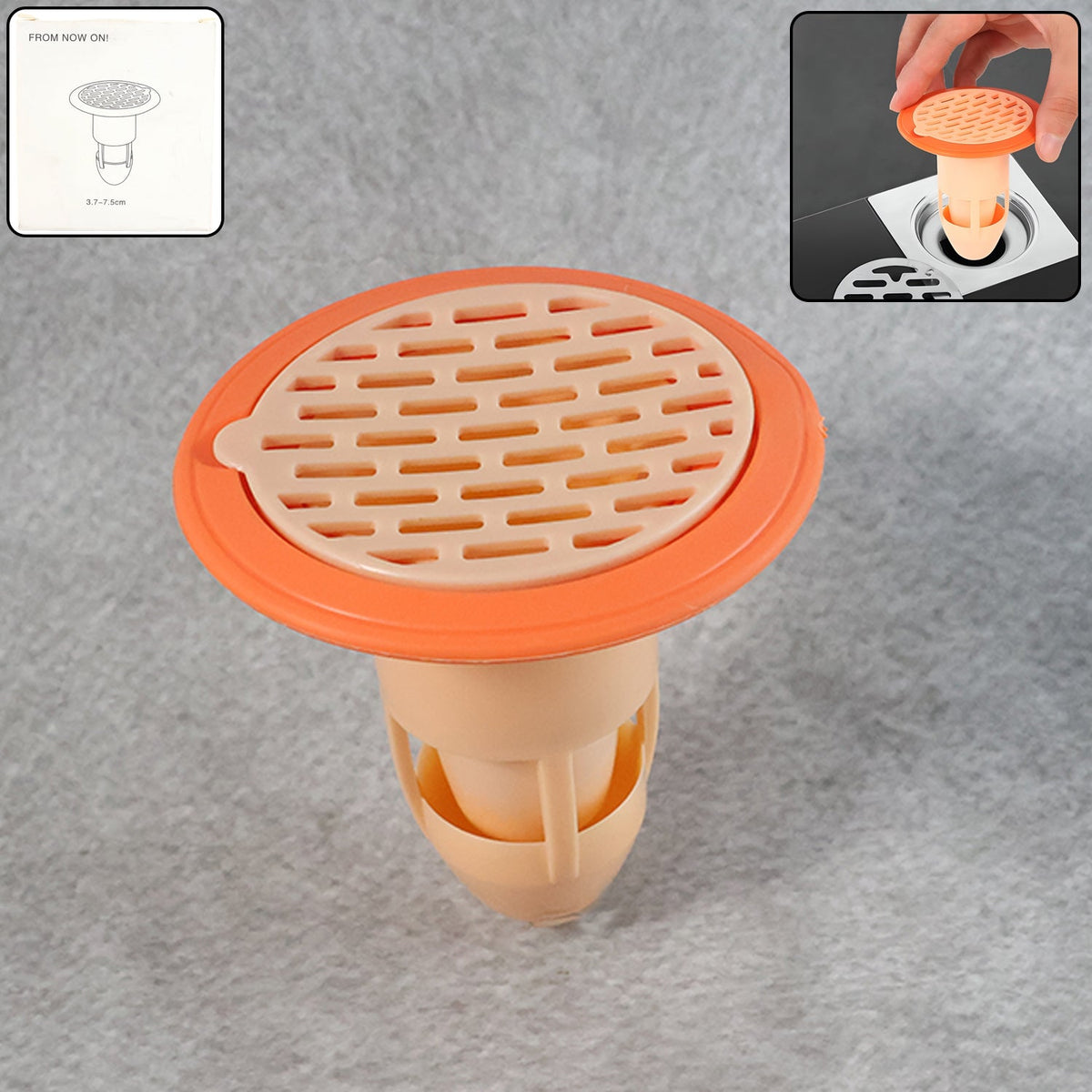 Bathroom Kitchen Plastic Drain Strainer