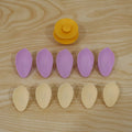 Double Layer Plastic Flower Food Bag Sealing Clips For Kitchen Storage (10 Pcs)