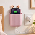 Apex Wall Mounted Phone Holder With Antler Design Multipurpose Stand (1 Pc)