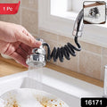 Flexible Kitchen Water Faucet Sprayer With Rotating Tap Head For Sink Use (1 Pc)